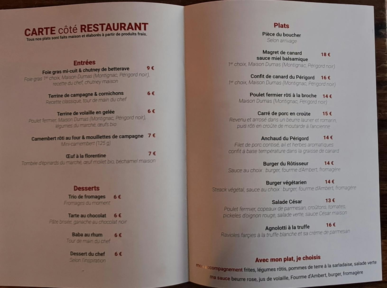 Restaurant Le R Tisseur De Notre Dame Bergerac Onvaauresto Trouvez